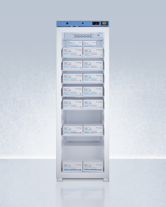 24" Wide Upright Medical Refrigerator, Certified to NSF/ANSI 456 Vaccine Storage Standard ACR1602GNSF456