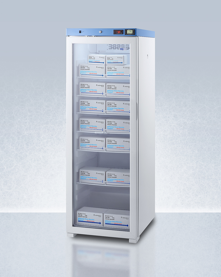 24" Wide Upright Medical Refrigerator, Certified to NSF/ANSI 456 Vaccine Storage Standard ACR1602GNSF456LHD