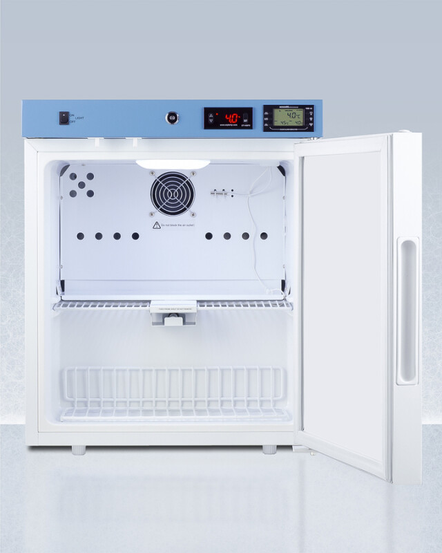 19" Wide Compact Medical Refrigerator ACR161W