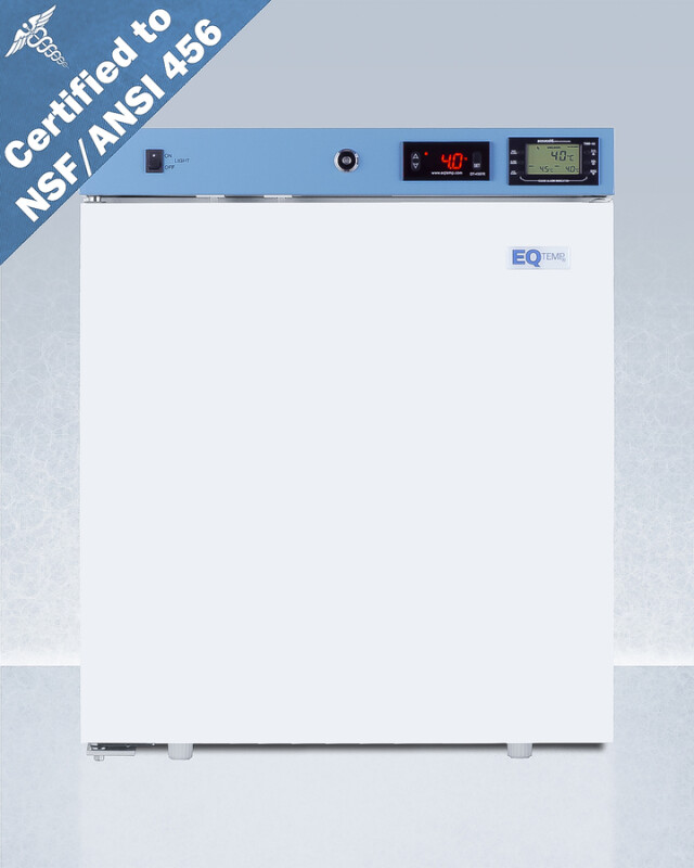 19" Wide Compact Medical Refrigerator, Certified to NSF/ANSI 456 Vaccine Storage Standard ACR161WNSF456LHD