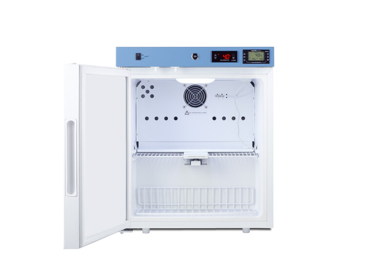 19" Wide Compact Medical Refrigerator, Certified to NSF/ANSI 456 Vaccine Storage Standard ACR161WNSF456LHD