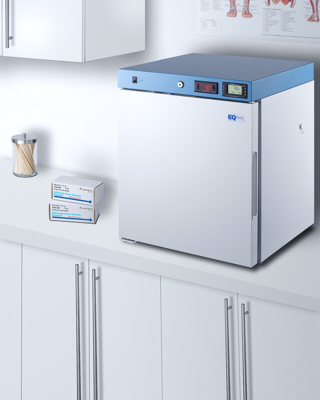 19" Wide Compact Medical Refrigerator, Certified to NSF/ANSI 456 Vaccine Storage Standard ACR161WNSF456LHD