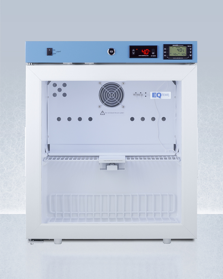 19" Wide Compact Medical Refrigerator, Certified to NSF/ANSI 456 Vaccine Storage Standard ACR162GNSF456LHD