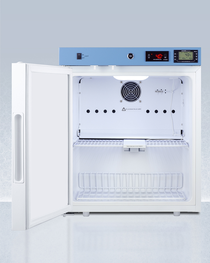 19" Wide Compact Medical Refrigerator, Certified to NSF/ANSI 456 Vaccine Storage Standard ACR21WNSF456LHD