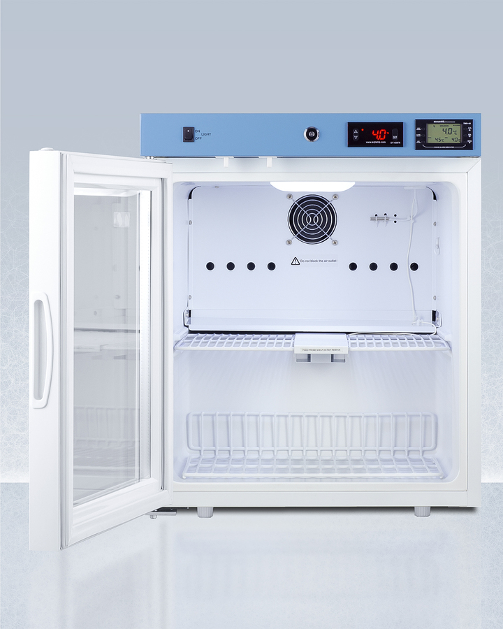 19" Wide Compact Medical Refrigerator ACR22GLHD