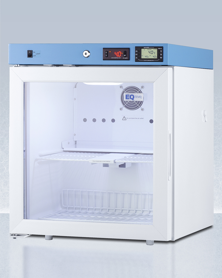 19" Wide Compact Medical Refrigerator ACR22GLHD