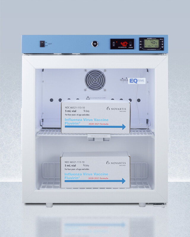 19" Wide Compact Medical Refrigerator, Certified to NSF/ANSI 456 Vaccine Storage Standard ACR22GNSF456