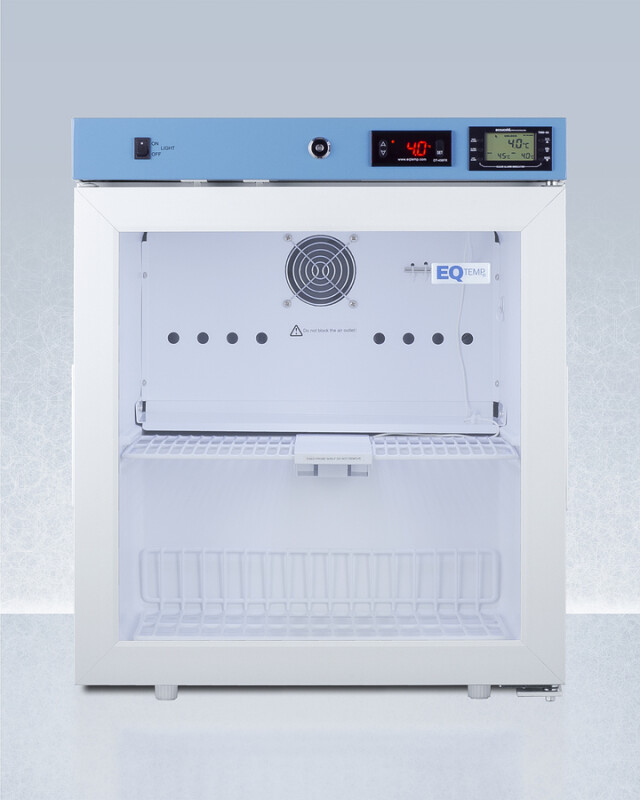 19" Wide Compact Medical Refrigerator, Certified to NSF/ANSI 456 Vaccine Storage Standard ACR22GNSF456