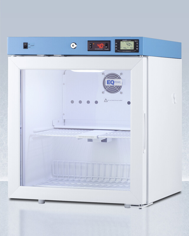 19" Wide Compact Medical Refrigerator, Certified to NSF/ANSI 456 Vaccine Storage Standard ACR22GNSF456