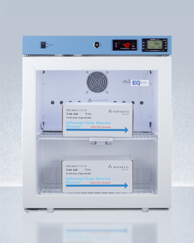 19" Wide Compact Medical Refrigerator, Certified to NSF/ANSI 456 Vaccine Storage Standard ACR22GNSF456LHD