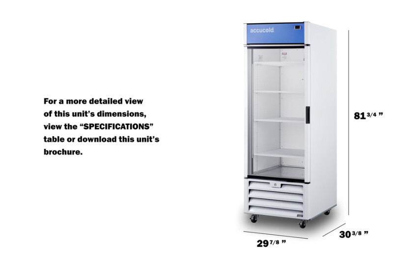 30" Wide Healthcare Refrigerator ACR261LH