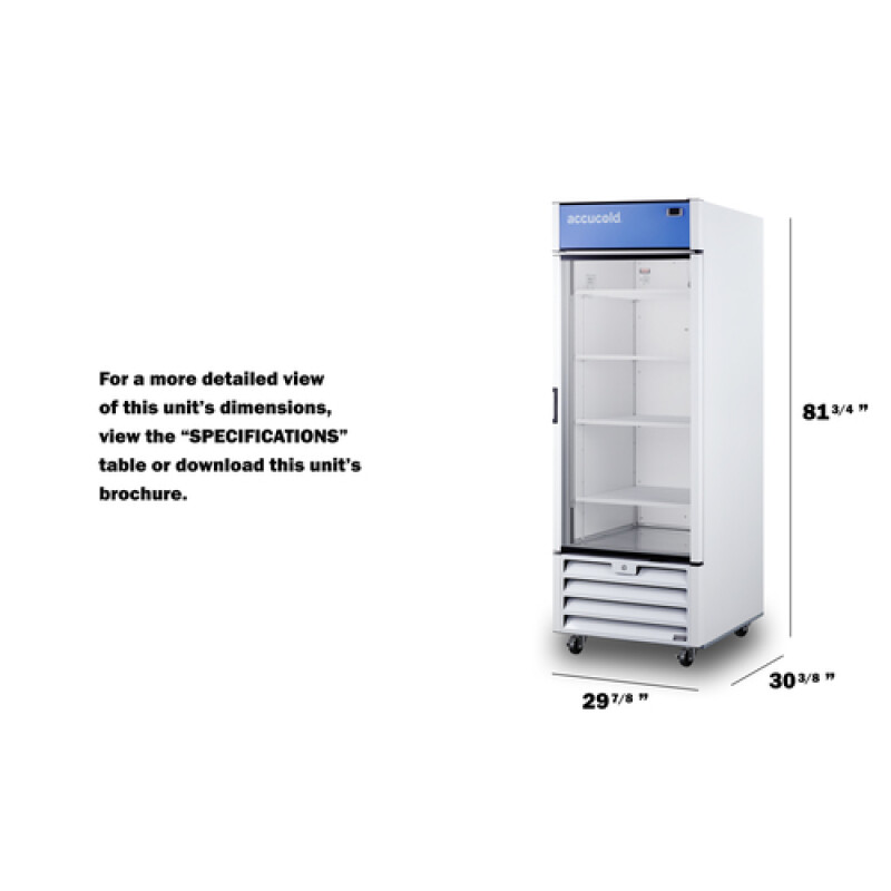 30" Wide Healthcare Refrigerator ACR261RH