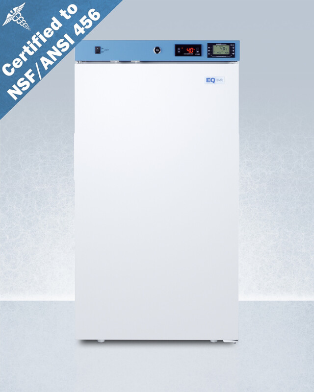 19" Wide Medical Refrigerator, Certified to NSF/ANSI 456 Vaccine Storage Standard ACR31WNSF456