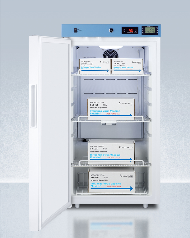 19" Wide Medical Refrigerator, Certified to NSF/ANSI 456 Vaccine Storage Standard ACR31WNSF456LHD