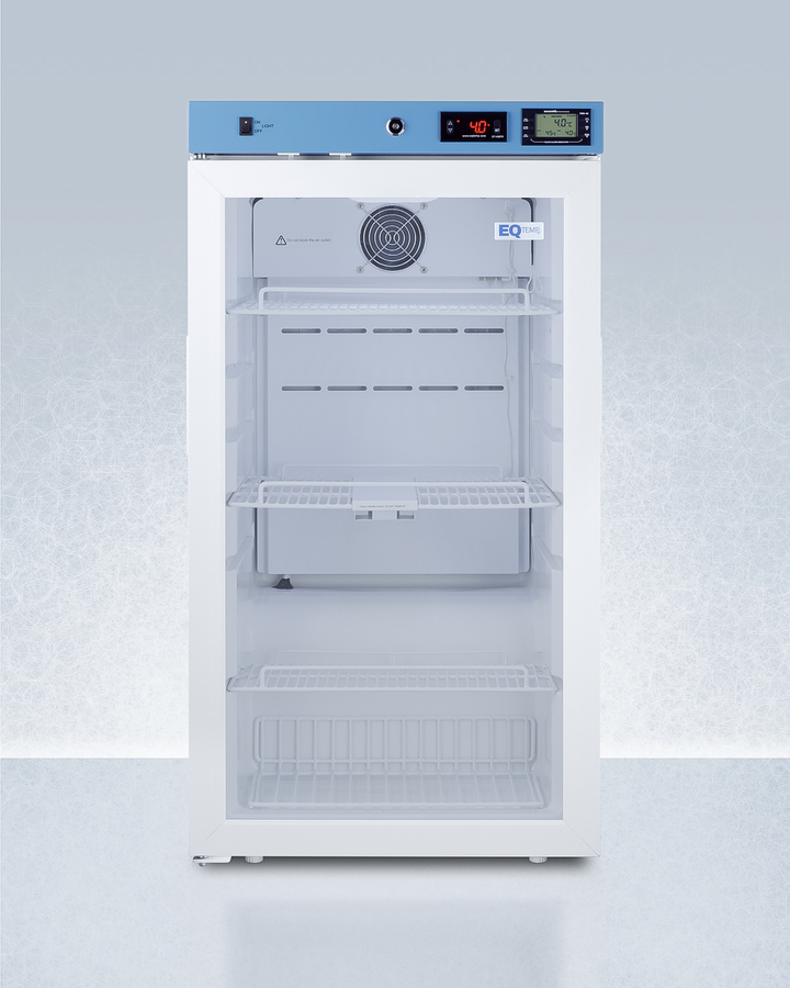19" Wide Medical Refrigerator, Certified to NSF/ANSI 456 Vaccine Storage Standard ACR32GNSF456LHD