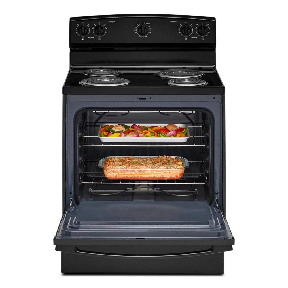 30-inch Electric Range with Easy-Clean Glass Door view 2