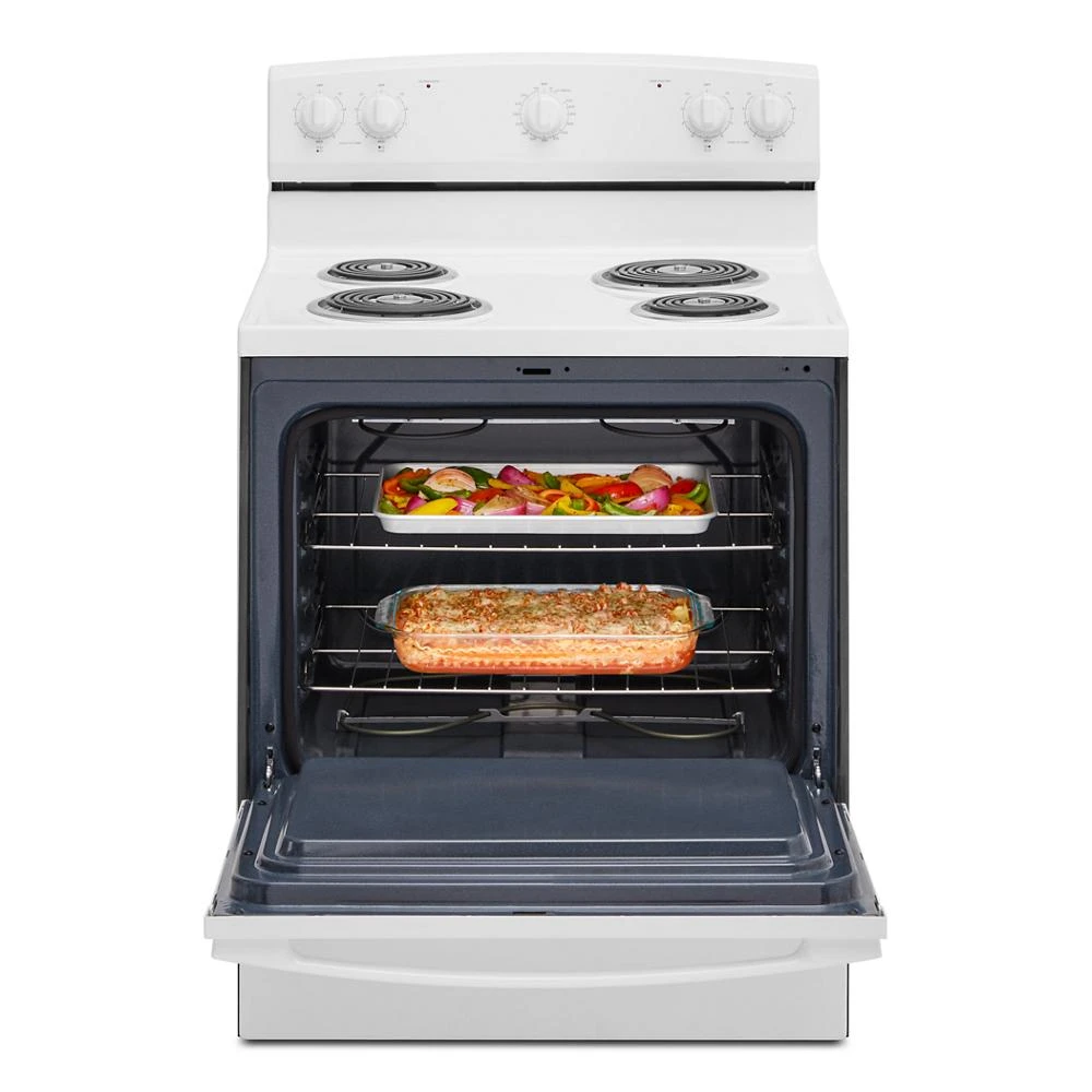 30-inch Electric Range with Easy-Clean Glass Door view 2