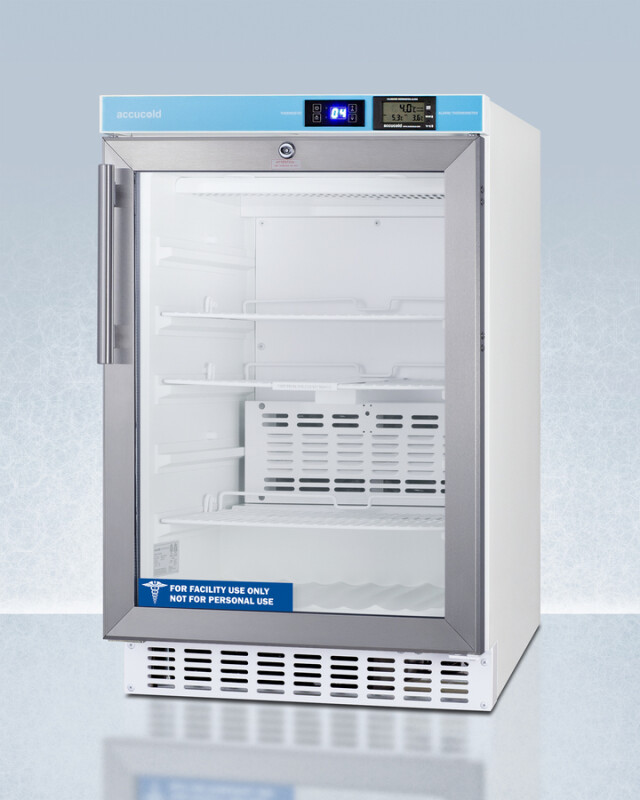20" Wide Built-In Pharmacy All-Refrigerator, ADA Compliant ACR46GLCAL