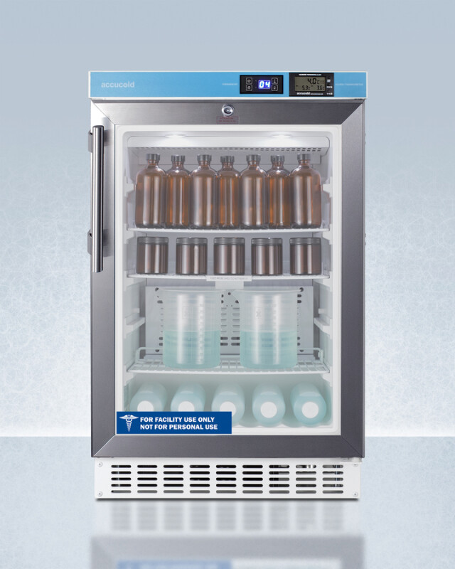 20" Wide Built-In Pharmacy All-Refrigerator, ADA Compliant ACR46GLCAL