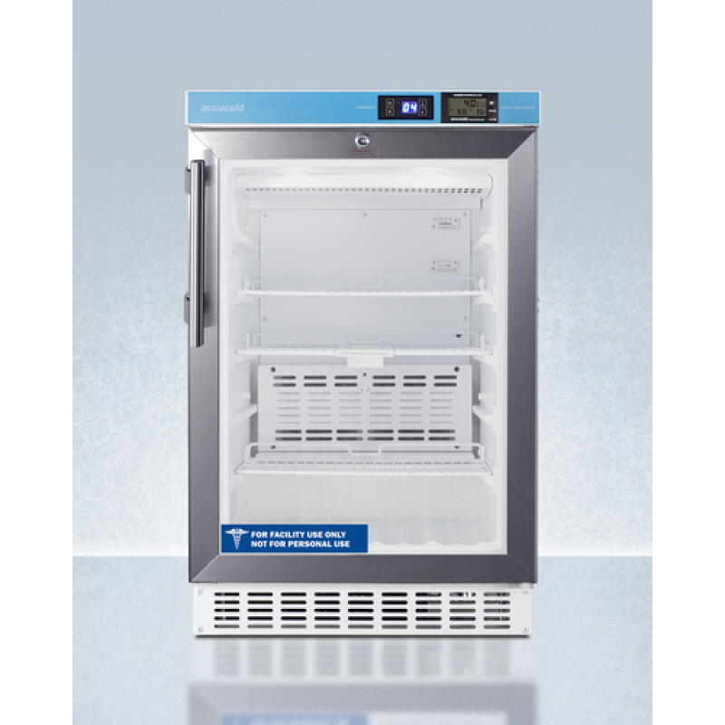 20" Wide Built-In Pharmacy All-Refrigerator, ADA Compliant ACR46GLCAL