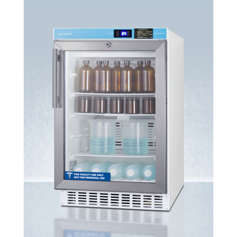 20" Wide Built-In Pharmacy All-Refrigerator, ADA Compliant ACR46GLCAL
