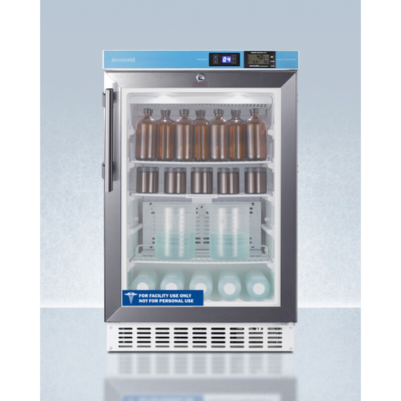 20" Wide Built-In Pharmacy All-Refrigerator, ADA Compliant ACR46GLCAL