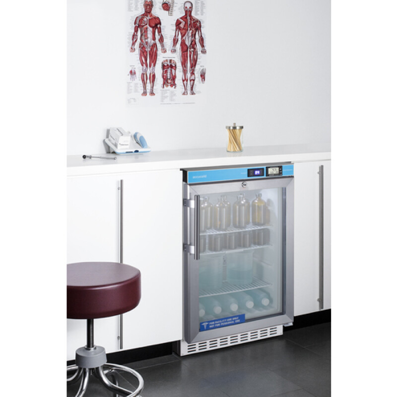 20" Wide Built-In Pharmacy All-Refrigerator, ADA Compliant ACR46GLCAL