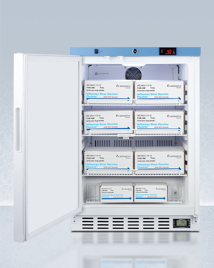 24" Wide Built-In Medical Refrigerator, Certified to NSF/ANSI 456 Vaccine Storage Standard ACR51WNSF456LHD