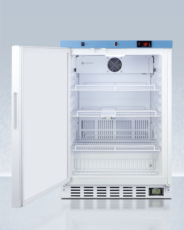 24" Wide Built-In Medical Refrigerator, Certified to NSF/ANSI 456 Vaccine Storage Standard ACR51WNSF456LHD