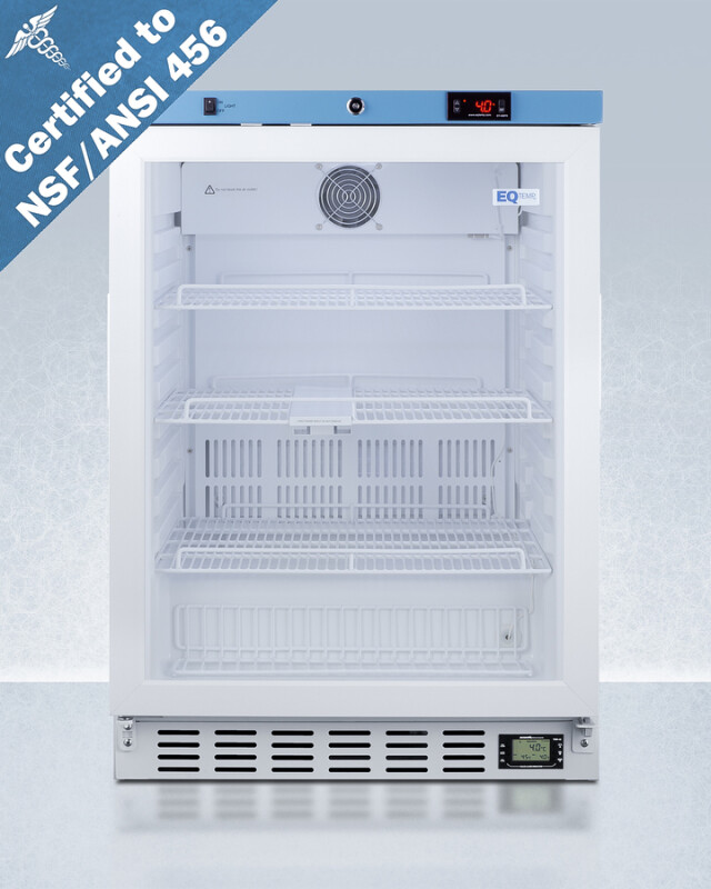 24" Wide Built-In Medical Refrigerator, Certified to NSF/ANSI 456 Vaccine Storage Standard ACR52GNSF456
