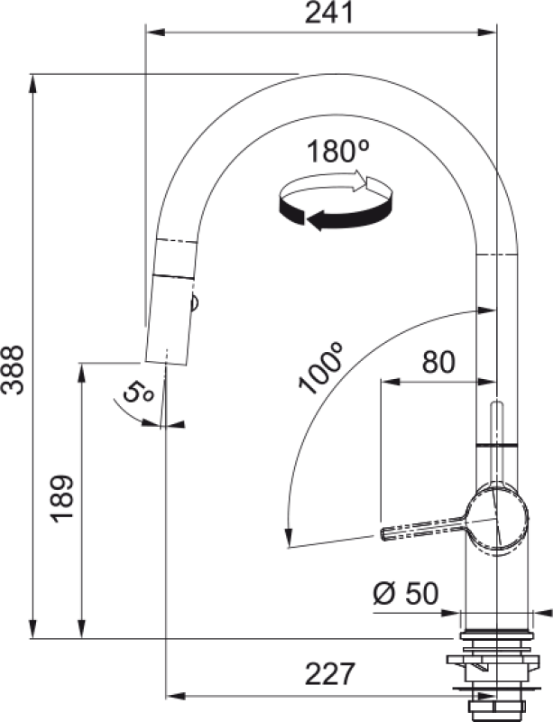 Active Pull Down Faucet view 2