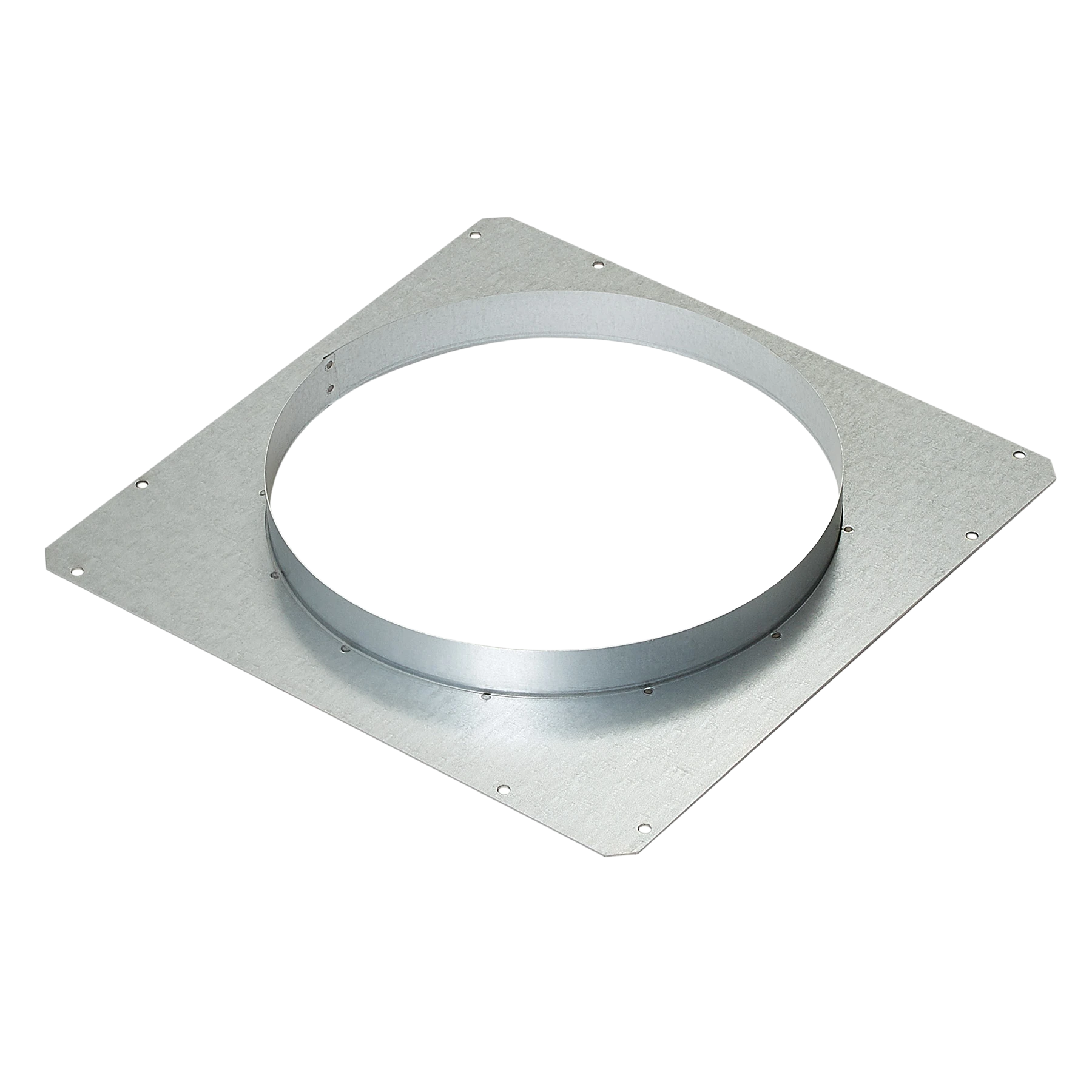 D49m Front Panel Rough-in Plate 10" Round ACVPD10