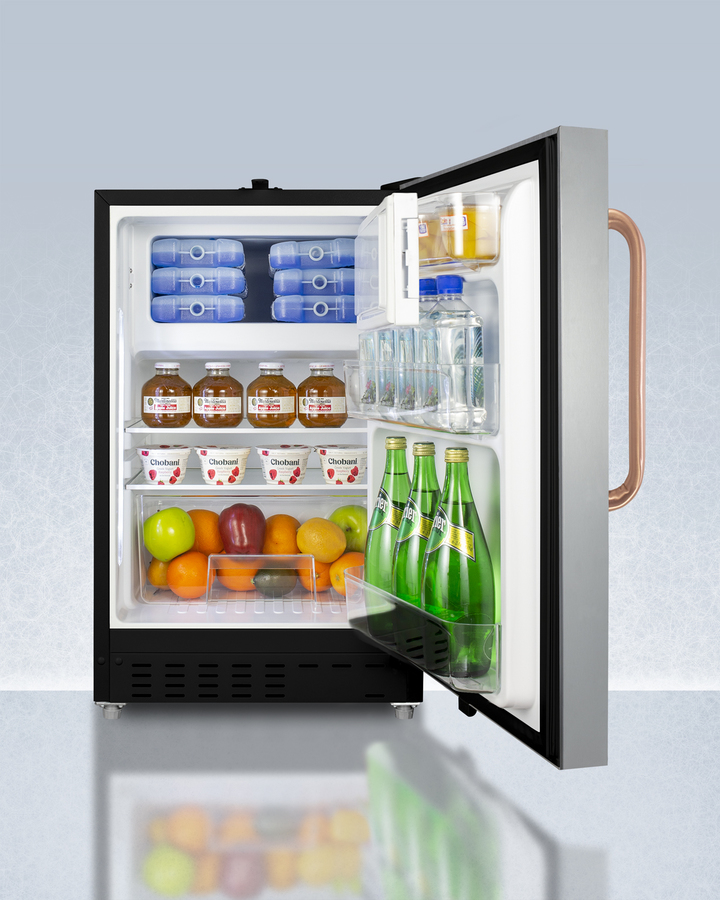 21" Wide Built-in Refrigerator-Freezer, ADA Compliant ADA302BRFZSSTBC