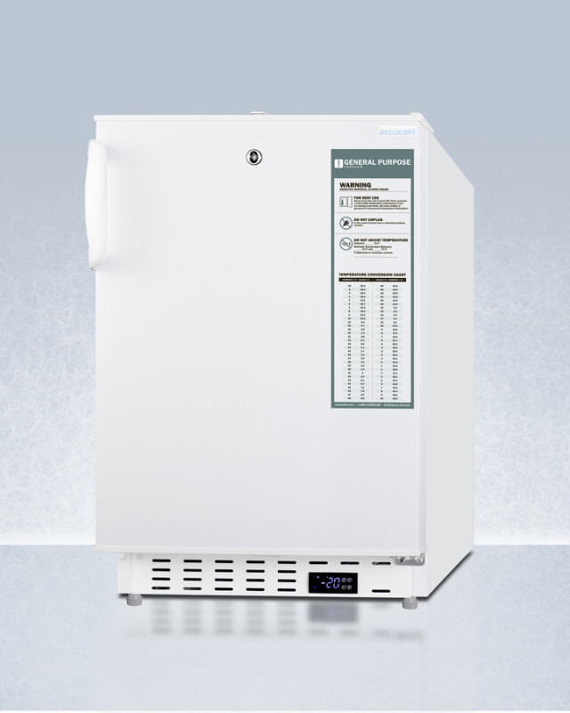 20" Wide Built-In Vaccine All-Freezer, ADA Compliant view 2
