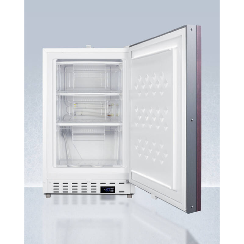 20" Wide Built-In Healthcare All-Freezer, ADA Compliant (Panel Not Included) ADA305AFIFLHD