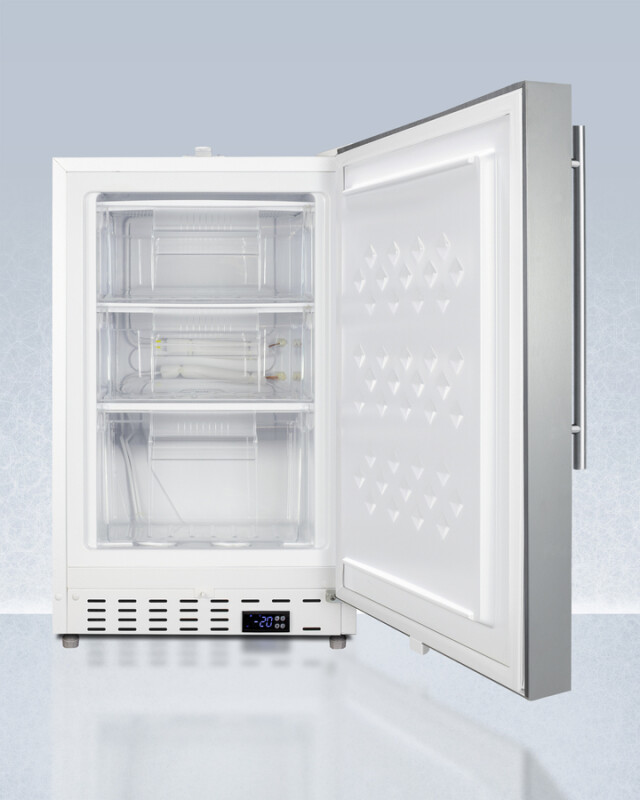 20" Wide Built-In Healthcare All-Freezer, ADA Compliant ADA305AFSSHV