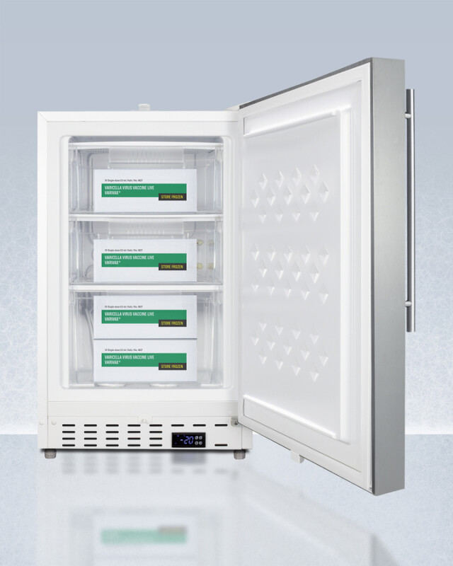 20" Wide Built-In Healthcare All-Freezer, ADA Compliant ADA305AFSSHV