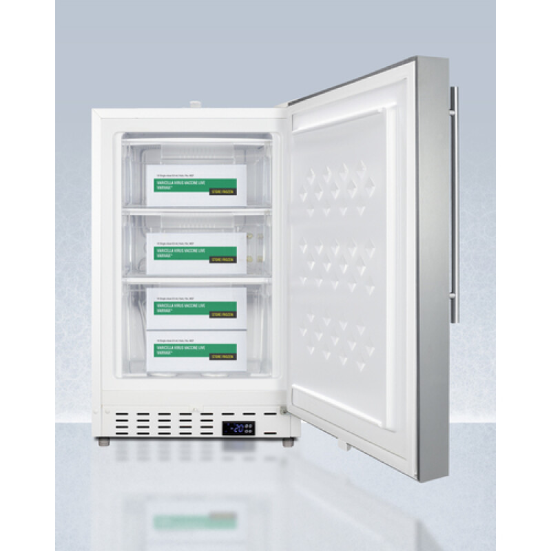 20" Wide Built-In Healthcare All-Freezer, ADA Compliant ADA305AFSSHVLHD