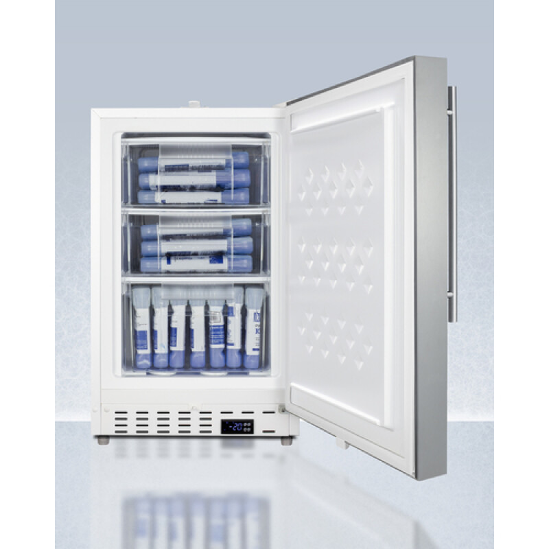 20" Wide Built-In Healthcare All-Freezer, ADA Compliant ADA305AFSSHVLHD