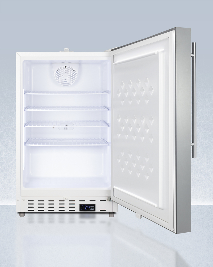 20" Wide Built-In Healthcare All-Refrigerator, ADA Compliant ADA404REFSSHVLHD