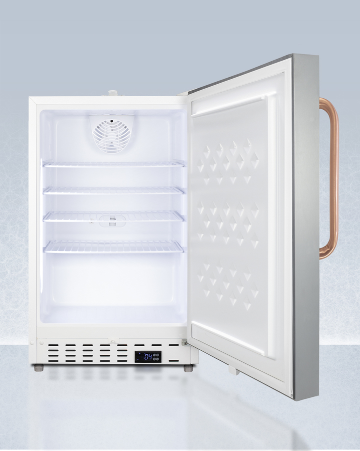 21" Wide Built-In Healthcare All-Refrigerator, ADA Compliant ADA404REFSSTBC