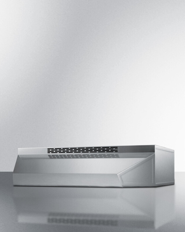 30" Under Cabinet Ductless Range Hood, ADA Compliant ADAH1730SS