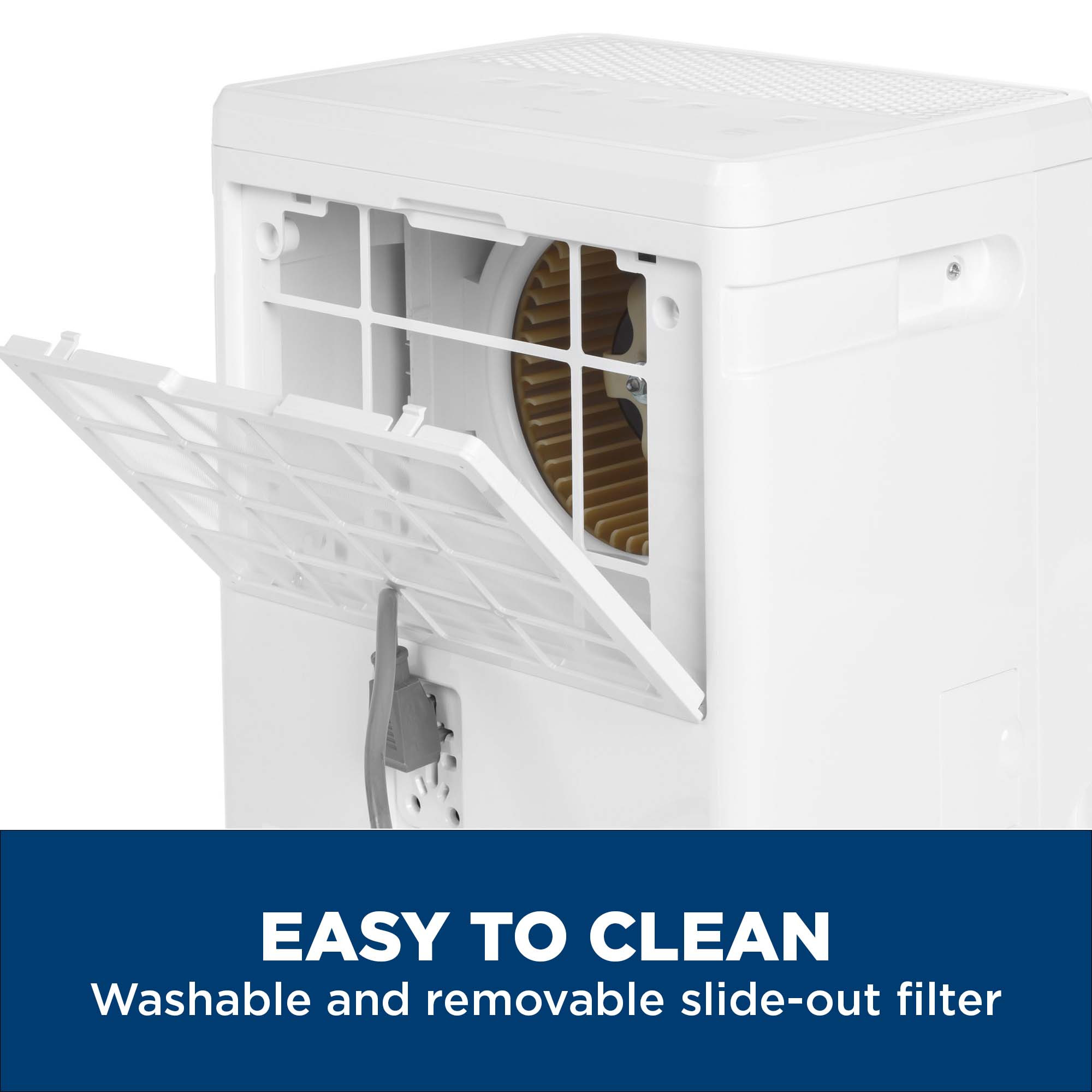 GE® 25 Pint Portable Dehumidifier with Smart Dry for Damp Spaces ADHL25LD