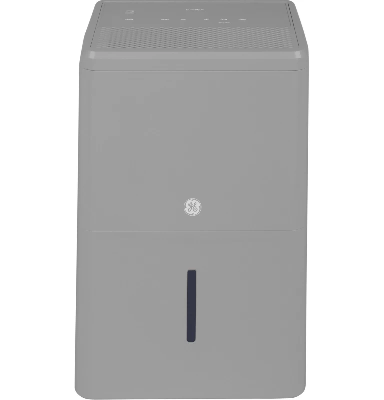 GE 50 Pint Portable Dehumidifier with Smart Dry for Wet Spaces Gray ADHL50LB Picture 1