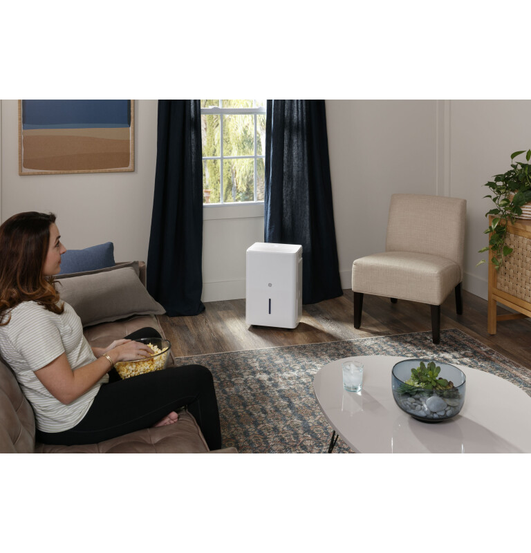 22 Pint Portable Dehumidifier with Smart Dry for Damp Spaces ADHR22LB