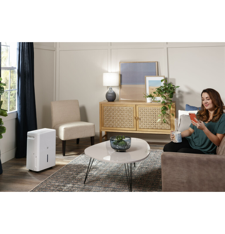 22 Pint Portable Dehumidifier with Smart Dry for Damp Spaces ADHR22LB