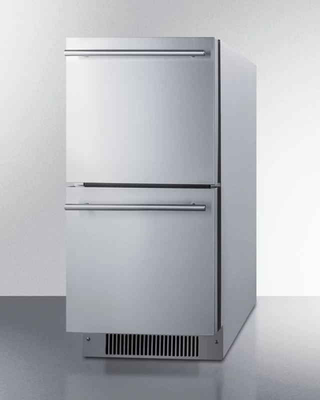 15" Wide 2-Drawer All-Refrigerator, ADA Compliant (Panels Not Included) view 2