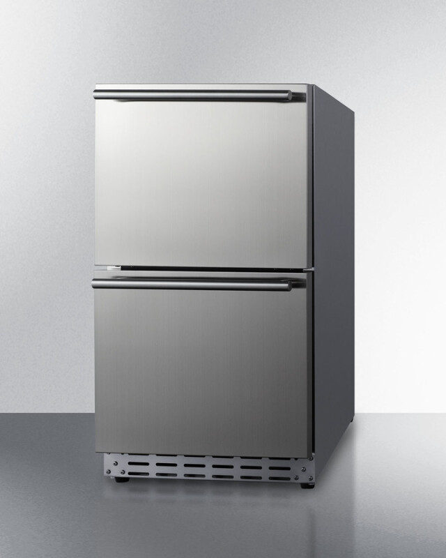 18" Wide Outdoor 2-Drawer All-Refrigerator, ADA Compliant ADRD18OS