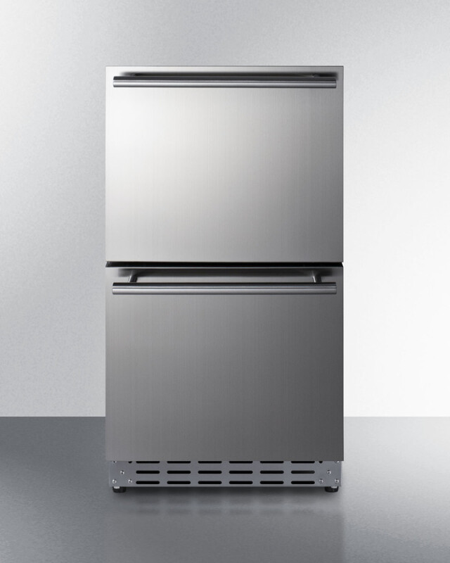 18" Wide Outdoor 2-Drawer All-Refrigerator, ADA Compliant ADRD18OS