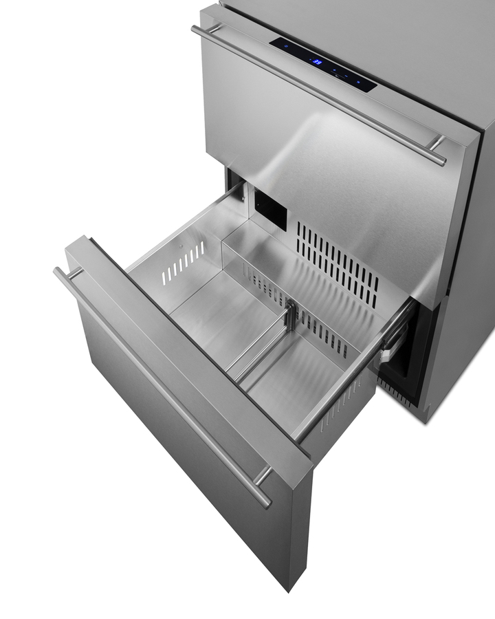 24" Wide 2-Drawer All-Refrigerator, ADA Compliant ADRD241CSS
